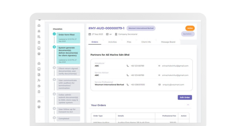 wezmart-governai-secreatary-software-solution-malaysia-streamlined-workflow-smart-checklist